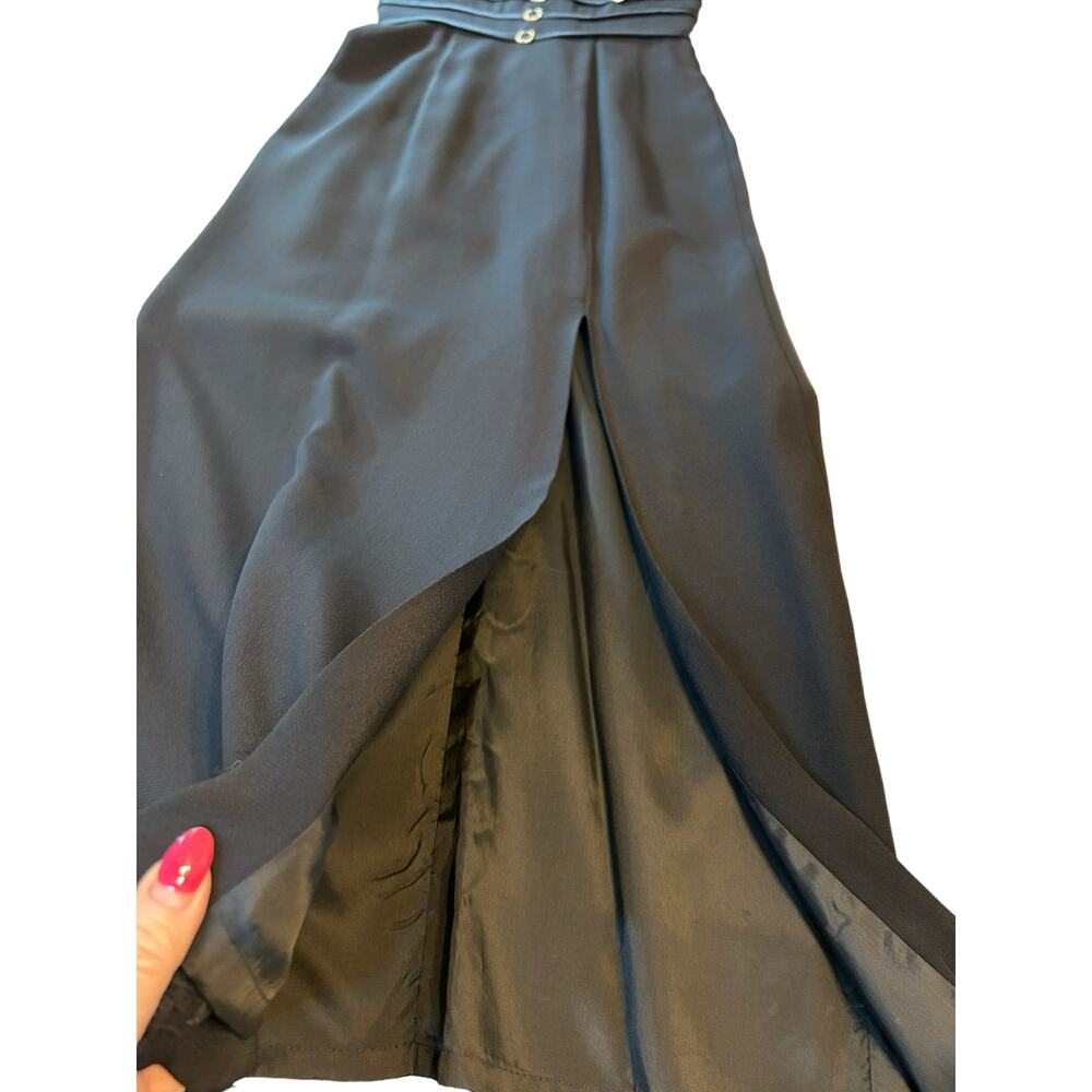 NWT Vintage Dave and Johnny Black Formal Dress - Size 8 - Picture 9 of 13
